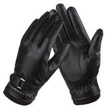 Bequemer Laden gants en cuir pour femmes
