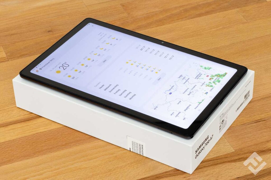tablette sur emballage